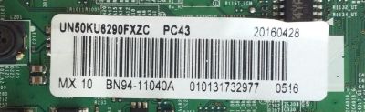 MAIN / SAMSUNG BN94-11040A / BN41-02528A / BN97-11243A / MODELO UN50KU6290FXZC - Imagen 4