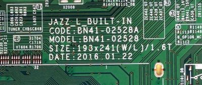 MAIN / SAMSUNG BN94-11040A / BN41-02528A / BN97-11243A / MODELO UN50KU6290FXZC - Imagen 2