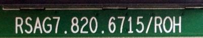 MAIN PARA TV HISENSE / NUMERO DE PARTE 217333 / RSAG7.820.6715/ROH / 220761 / HU65K5503UW(0001) / 217333A / 220761A / PANEL HE650K5U52-TA\S0\GM\ROH 218262 / MODELO 65H8C - Imagen 3