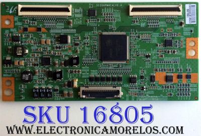 T-CON SAMSUNG 03344E / BN81-04154A / LJ94-03344E / S120APM4C4LV0.4 / PANEL´S LTF400HF15-A02 / LTF400HF15-A04 / MODELOS LN40C650L1FXZA SQ02 / LN40C630K1FXZA / LN40C650L1FXZA / LE40C650L1KXXU SQ01 / NOTA IMPORTANTE: PARTES SUSTITUTAS CHECAR EN DESCRIPCION