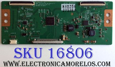 T-CON PARA TV VIZIO / RCA / NUMERO DE PARTE 6871L-2753R / 6870C-0401B / 2753R / PANEL'S LC470EUN (SE)(F1) / LC470EUN (SE)(M1) / MODELOS M3D470KDE / M3D470KDE LTYPMK / M3D470KDE LTYPMKGN / DETC470M