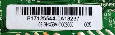 MAIN / FUENTE (COMBO) / ONN B17125544 / TP.MS3553.PB780 / 3MS553D / 02-SH453A-C002000 / T8-32D1200-LPBX3 / WEY7502692 / PANEL LVW320CSDX E21 / MODELO ONC17TV001 / MODELO DE 32'' - Imagen 3