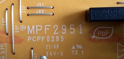 FUENTE DE PODER / PANASONIC N0AB3FJ00003 / MPF2951 / PCPF0295 / PANEL`S LC420WUN (SC)(D1) / LC420WUN / MODELOS TH-42LRH50U / TH-42LRU5 / TH-42LRU50 - Imagen 3