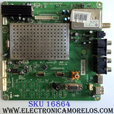 MAIN / HISENSE 152517 / RSAG7.820.2278/ROH / LHD32V77AUS(0) / 152516 / 152517/E110106 / PANEL LC320WXE (SB)(V2) / MODELO H32V77C