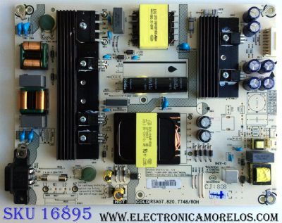 FUENTE DE PODER PARA TV HISENSE / NUMERO DE PARTE 222172 / RSAG7.820.7748/ROH / HLL-4360WA / PANEL HD500S1U01 / HD500S1U51 / DISPLAY ST5461D07-1 VER.2.2 / MODELOS 50H6E / 50R6E / 50R6040E / 55R6E / 55R7E / 55R6000E / LC-50Q7030U / LC-50Q620U