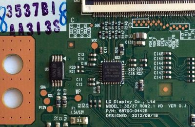 T-CON / LG 6871L-3537B / 6870C-0442B / 3537B / E15063094V-0 / PANEL LC320DXE (FG)(A3) / MODELO 32LY340C-UA AUSWLJM - Imagen 2