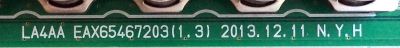 MAIN / LG EBT62962001 / EAX65467203(1.3) / 62393801 / 45EBT000-00NT / PANEL LC470DUE (FG)(A3) / MODELO 47LY340C-UA AUSWLJR - Imagen 2