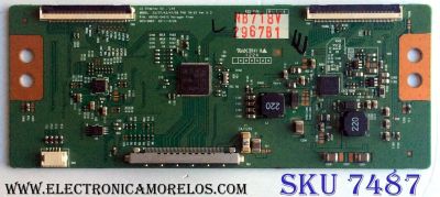 T-CON / JVC 6871L-2967B / 6870C-0401C / 2967B / PARTES SUSTITUTAS 75030691 / 6871L-2823F / 6871L-2823L / 6871L-2966B / 6871L-2852F / 6871L-2753E / 6871L-3021D/ 6871L-2823C / PANEL LC550EUN (FE)(F1) / MODELOS JLE55SP4000 TR1DIA / 55L6200U