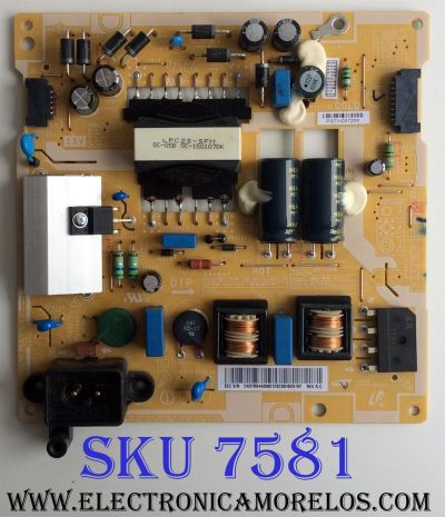 FUENTE DE PODER / SAMSUNG BN44-00801E / L32SF_FSM / PSLF720S07T / BN4400801E / PANEL GJ032BGE-R2 RR01 / MODELOS UN32J5500AFXZA XC43 / UN32J5500AFXZA UU06 / UN32J5500AFXZA FC46 / UN32J5500AFXZA LU09 / UN32J5500AFXZA VU19 / UN32J5500AFXZA / HG32NE478BFXZA