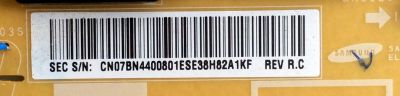 FUENTE DE PODER / SAMSUNG BN44-00801E / L32SF_FSM / PSLF720S07T / BN4400801E / PANEL GJ032BGE-R2 RR01 / MODELOS UN32J5500AFXZA XC43 / UN32J5500AFXZA UU06 / UN32J5500AFXZA FC46 / UN32J5500AFXZA LU09 / UN32J5500AFXZA VU19 / UN32J5500AFXZA / HG32NE478BFXZA - Imagen 2