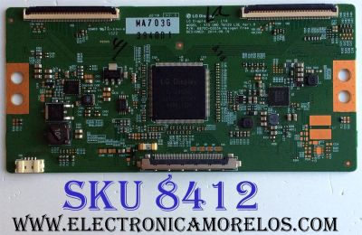 T-CON / LG 6871L-3940D / 6870C-0553A / 3940D / PANEL LC550EQE (F4)(M2) / MODELO 55UX340C-UA AUSYMJR