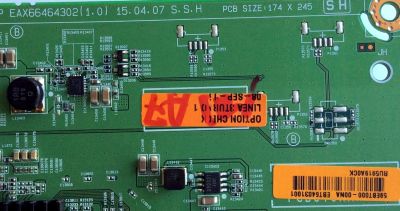 MAIN / LG EBT64031001 / EAX66464302(1.0) / 63475801 / GN576111U / 59EBT000-00NA / PANEL LC550EQE (F4)(M2) / MODELO 55UX340C-UA AUSYMJR - Imagen 4