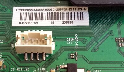 MAIN / HISENSE 209709 / 208798 / RSAG7.820.6591/ROH / PANEL HE650K5U51-L1\S0\GM\ROH / MODELO 65H8C - Imagen 2