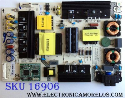 FUENTE DE PODER PARA TV HISENSE / NUMERO DE PARTE 212055 / RSAG7.820.7433/ROH / HLL-4860WJ / CQC13134095636 / PANEL HD500DU-B53\LD\S0\GM\ROH 193682 / MODELO 50H8C