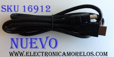 CABLE HDMI / HDMIHS6FTR1-32 / E337566 / HDMI ADMITE UNA RESOLUCIÓN:480I / 480P / 720P / 1080I / 1080P / 1600P / LONGITUD DEL CABLE:6 PIES / (2 METROS) / ADECUADO PARA SU USO EN HDTV, HOME THEATER Y APLICACIONES BASADAS EN PROYECTORES DE CLASE EMPRESARIAL