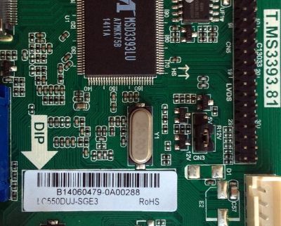 MAIN / RCA B14060479 / T.MS3393.81 / PANEL LC550DUJ-SGEE / MODELO J55BE925 - Imagen 3