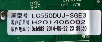 MAIN / RCA B14060479 / T.MS3393.81 / PANEL LC550DUJ-SGEE / MODELO J55BE925 - Imagen 2