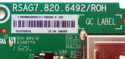 MAIN / INSIGNIA 186092 / RSAG7.820.6492/ROH / LTDN48K220US(2) / 186093 / PANEL HD480DF-E32(010)\S2\GM\ROH / 191372 / MODELOS NS-48D510NA17 / NS-48D510NA17 Rev.A / NS-48D420NA17 / NS-48D450NA17 Rev.A / NS-48D510NA17 / NS-48D510NA17 Rev.A - Imagen 2