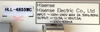 FUENTE DE PODER / INSIGNIA 186912 / RSAG7.820.5687/ROH / HLL-4855WC / CQC12124095636 / PANEL HD480DF-E32(010)\S2\GM\ROH / 191372 / MODELOS NS-48D420NA17 / NS-48D450NA17 Rev.A / NS-48D420NA16 / NS-48D420NA16 Rev.B / NS-48D510NA17 / NS-48D510NA17 Rev.A - Imagen 3