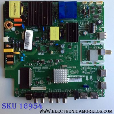 MAIN / FUENTE / (COMBO) / A16087646 / TP.MS3458.PC757 / ST1609AV49EQX1000254 / PANEL LSC490FJ01-W / MODELO 49EQX10