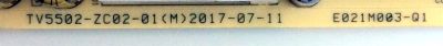 FUENTE DE PODER / HITACHI 1010186297 / TV5502-ZC02-01 / E021M003-Q1 / M40/2010035897/25 / E168066 / 1010186297-00430 / PANEL LSC490FN02-W / MODELO 49C61 MT7MD - Imagen 2