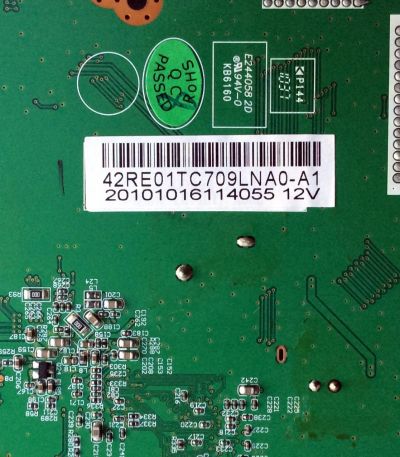 MAIN / RCA 46RE01TC709LNA0-A1 / T.RSC7.9D / 10331 / 20101016114055 12V / E244058 / PANEL V420H2-L01 / MODELO LED42A45RQ - Imagen 4