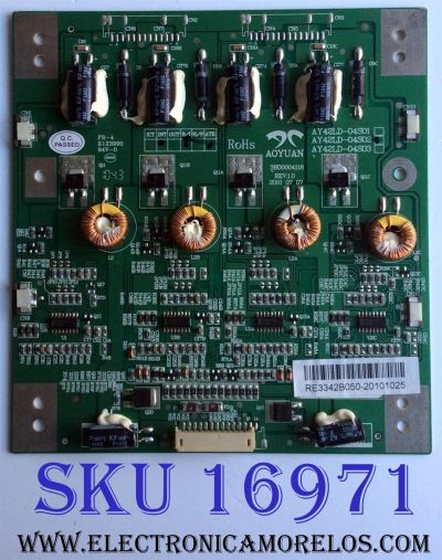 LED DRIVER / RCA RE3342B050 / AY42LD-04S02 / 3BD0004118 / PANEL V420H2-L01 / MODELO LED42A45RQ