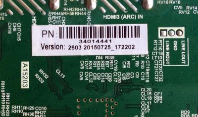 MAIN / FUENTE (COMBO) H15081493 / TP.MS3393T.PB758 / 34014441 / 2603 / 20150725_172202 / MODELO ELEFW328B LE-32GCL-B - Imagen 2