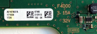 LED DRIVER / SONY A-2167-837-A / 1-982-097-21 / A2167837A 678B / 173663521 / 173663511 / 1-982-097-11 / PANEL LC650AQP (GK)(A5) / MODELOS XBR-55A1E / XBR-65A1E / XBR-77A1E - Imagen 2