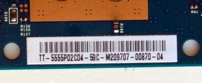 T-CON / NEC 55.55P02.C04 / 5555P02C04 / 55P09-C01 / P550HVN06.0 / PANEL P550HVN02.2 / MODELOS V552-AVT / V552 / SB-5570HD - Imagen 2