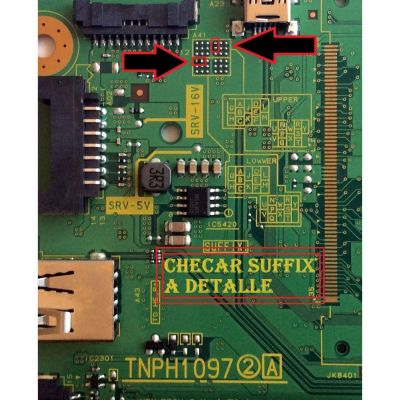 MAIN PARA TV PANASONIC / NUMERO DE PARTE TNPH1097UA / TNPH1097 / MODELO TC-58AX800U / ((NOTA IMPORTANTE:FAVOR DE CHECAR A DETALLE EL SUFFIX)) - Imagen 2