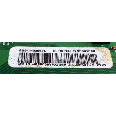 MAIN  SAMSUNG BN94-02657D / BN41-01170D / BN97-03201J / PANEL T460FBE1-DB / MODELOS UN46B6000VFXZA BN02 / UN46B6000VFXZA / UN46B6000VFUZA / UN46B6000 - Imagen 2