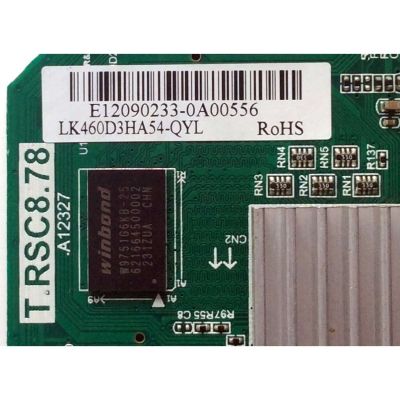 MAIN / RCA E12090233 / 46RE010C878LNA0-B1 / RE010C878LNA0 / 20120910222204 12V b1 / T.RSC8.78 / .A12327 / 20120910222204 / PANEL LK460D3HA54-QYL / MODELO LED46C45RQ - Imagen 3