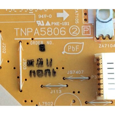 FUENTE DE PODER / PANASONIC TXN/P11UGU / TNPA5806 / TXN / P11UGU / PANEL LC420DUE (SF)(R2) / MODELOS TH-42LRU6 / TH-42LRU60 - Imagen 3