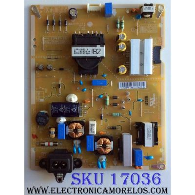 FUENTE DE PODER / LG EAY64928601 / EAX6786501(1.6) / LGP43T-18U1 / 63928601 / E247691 / PANEL HC430DQG-SLUR2-914X / MODELO 43UK6500AUA.BUSWLJM