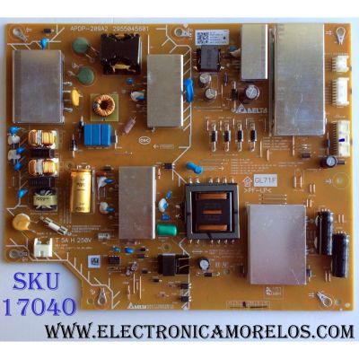 FUENTE SONY 1-474-684-11 / 1-474-706-11 / 147470611 / 147470612 / 1-474-706-12 / APDP-209A2 / 2955045601 / PANEL V550QWSE09 / MODELOS XBR-55X800E / KD-55X700E / KD-55X720E / KD-55X706E / KD-55X725E / KD-55X727E / XBR-55X805E / XBR-55X806E / XBR-55X807E