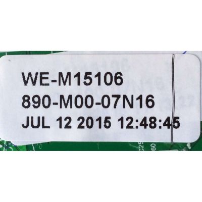 FUENTE / MAIN (COMBO) / WESTINGHOUSE /WE-M15106 / 890-M00-07N16 / ST6308RTU-AP1 / PANEL T430HVN01.0 / MODELO WD43FC2380 TW-01801-A043A	 - Imagen 4