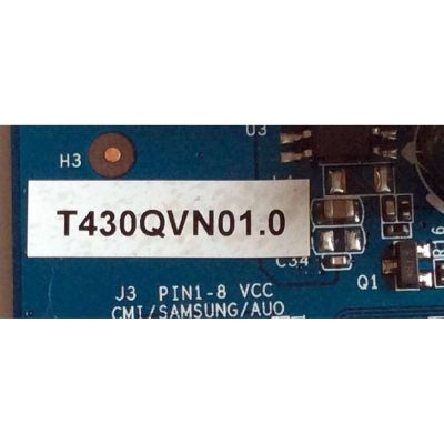 TARJETA INTERFACE / WESTINGHOUSE 65H0727 / CV6M50L-A / 10008207 / 21004878 / PANEL T430QVN01.0  / MODELO WD43UB4530 TW-06401-A043D - Imagen 2