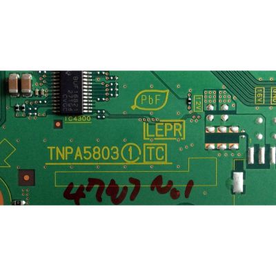 T-CON / PANASONIC TXNTC1UXUUS / TNPA5803AC / TNPA5803 / PANEL YLV4721N / MODELO TC-L47WT60 - Imagen 3