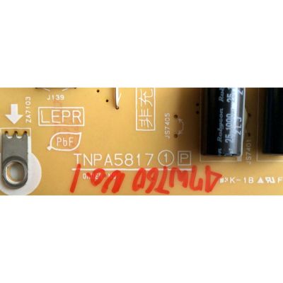 FUENTE DE PODER / PANASONIC TXN / P1UXUU / TXN/P1UXUU / TNPA5817 / PANEL YLV4721N / MODELO TC-L47WT60W - Imagen 3