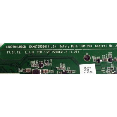 MAIN / LG EAX67253901 / EAX67253901 (1.3) / 43UD79/LM60B / NP70C103HY / PANEL LC430EQE (FH)(A1) / MODELOS 43UD79-B / 43UD79-BA AUSLMSN / 43MU79-BA.AUBLMSN  - Imagen 2