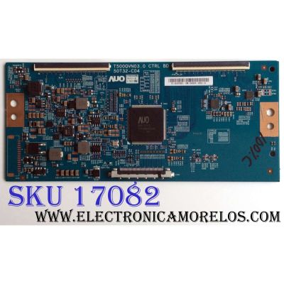 T-CON / ELEMENT 55.43T09.C01 / 50T32-C04 / T500QVN03.0 / 5543T09C01 / PANEL MD4312YTAU / MODELO E4SFC4317 LE-43GDXB-B3