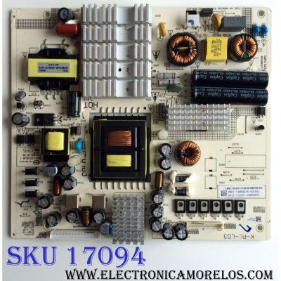 FUENTE DE PODER / SCEPTRE PMH1-14BHQ315 / K-PL-L03 / 465R1029SDJB / E181900 SF-05 / P0Q1411031 / 9012-112A41-20003021 / PANEL K490WD7-LI330A1 / MODELO U500CV-UMK8
