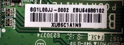 MAIN / EBU64688102 / EAX67872805(1.1) / 8G1L00JJ-0002 / PANEL NC430DGG-AAGX3 / MODELO 43UK6300PUE BUSWLJM - Imagen 2