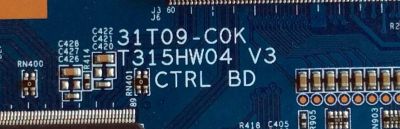 T-CON / SAMSUNG 55.46T03.C48 / 5546T03C48 / T315HW04 V3 / 31T09-C0K / PANEL T460HW03 V.L / MODELOS LN46C600F3FXZA / LN46C630K1FXZA / LN46C630K1FXZA AA02 - Imagen 2