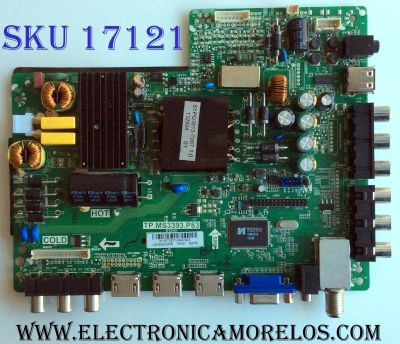 MAIN / FUENTE (COMBO) / PROSCAN B13073231 / TP.MS3393.P83 / D13141 / T201306054 / 142123932008 / E214887 / PANEL´S CN40CM676 / LSC400HM06 75W2 / MODELO PLDED4016A