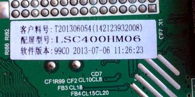 MAIN / FUENTE (COMBO) / PROSCAN B13073231 / TP.MS3393.P83 / D13141 / T201306054 / 142123932008 / E214887 / PANEL´S CN40CM676 / LSC400HM06 75W2 / MODELO PLDED4016A - Imagen 2