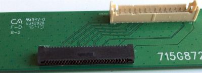 T-CON / INTERFACE / VIZIO 715G8728-T01-000-004Y / E342828 / PANEL TPT315B5-AN10.S REV:SH02A / MODELO D32HN-E1 LTTEVMAS - Imagen 3