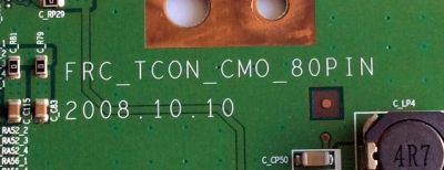 T-CON / SAMSUNG 35-D034499 / FRC_TCON_CMO_80PIN / V546H1 / PANEL T550FBE1-DB-DD01 / MODELOS UN55B6000VFXZA / UN55B7000WFXZA - Imagen 3