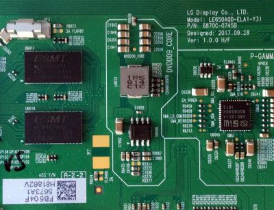 T-CON PARA TV LG OLED / NUMERO DE PARTE 6871L-5673A / 6870C-0745B / LE650AQD-ELA1-Y31 / PANEL LE550AQD (EL)(A3) / MODELOS OLED55C8PUA OLED55C8PUA.BUSWLJR OLED55C8AUA OLED55C8AUA.BUSWLJR OLED55C8AUA OLED55C8AUA.BUSWLJR OLED55B8PUA OLED55B8PUA.BUSWLJR - Imagen 3